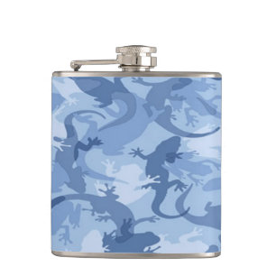 Flacon de camouflage en Reptile Bleu