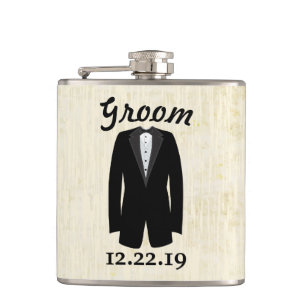 Flacon de chambre Tuxedo Cravate noire