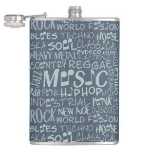 Flacon de collage Word des genres musicaux