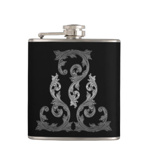 Flacon de design gothique orné élégant