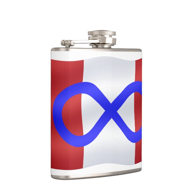 Flacon de Drapeau Metis Flacon de boisson personna (Droite)