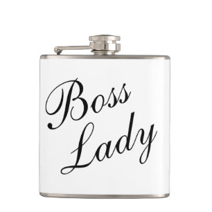Flacon de hanche Boss Lady élégant avec lettres te