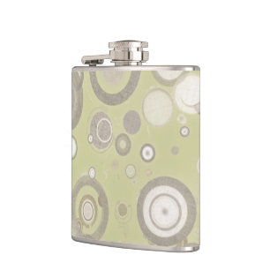 Flacon de hanche des cercles modernes - Couleurs n