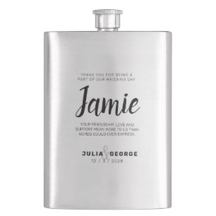 Flacon de hanche MINIMAL Personnalisé Script BRIDA