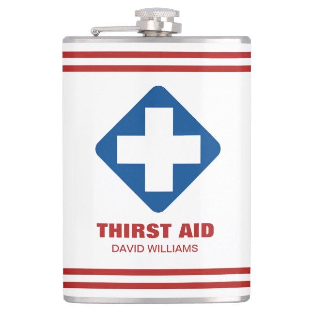 Flacon de hanche personnalisé amusant Flacon de ha (Devant)