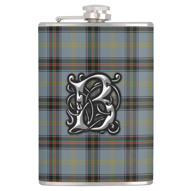 Flacon de l'Ecosse de tartan de Bell de clan vieux (Devant)