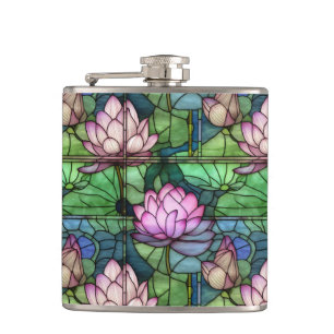 Flacon de Lotus Vinyle en verre tressé