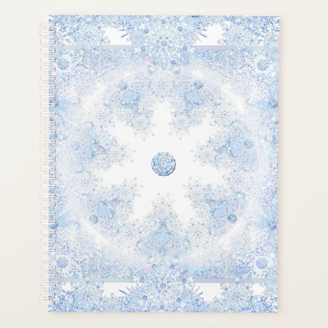 Flacon de neige bleu glace (Devant)