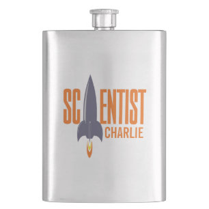 Flacon de nom personnalisé Rocket Scientifique
