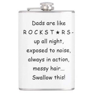 flacon de poche pour nouveau papa, drôle de cadeau