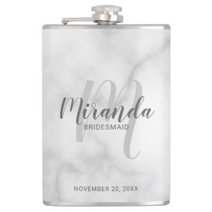 Flacon de servante de Bridesmaid de Script moderne