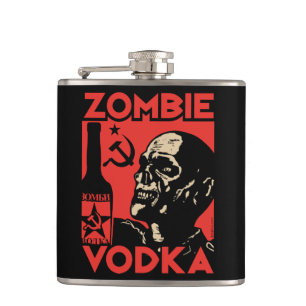 Flacon de vodka de zombi