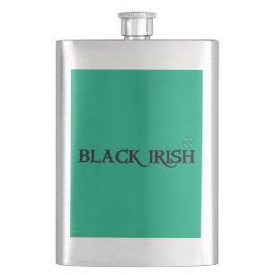 Flacon en acier inoxydable vert Black Irish avec t