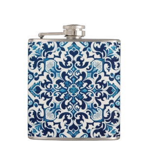 Flacon en tuiles bleues portugaises