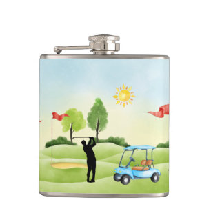 Flacon enveloppé de vinyle de Golfer