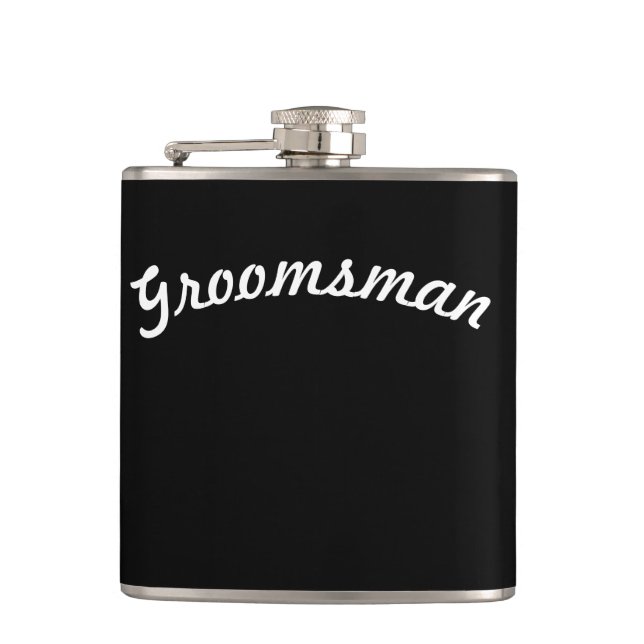 Flacon Groomsman - Toute couleur personnalisée (Devant)