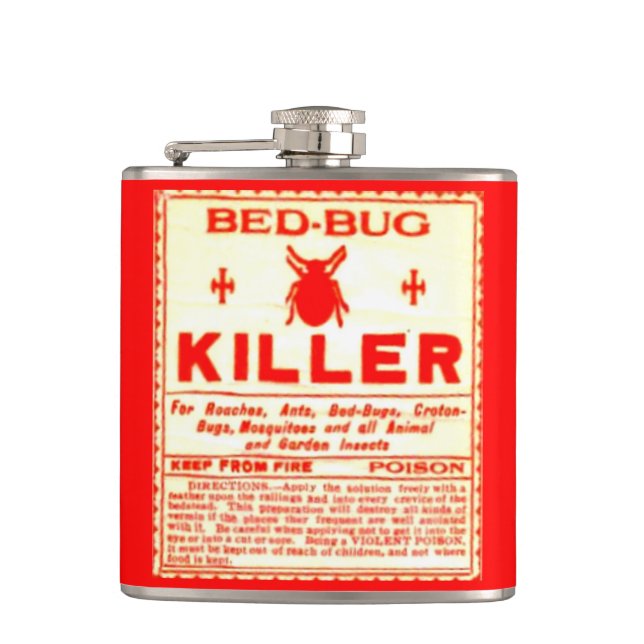 Flacon impair de hanche de lit d'insecte de tueur (Devant)