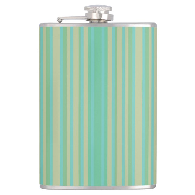Flacon Jade Vert Gratté Vinyle Emballé, 8oz (Devant)