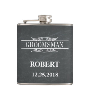 Flacon Mariage Blackboard Groomsman