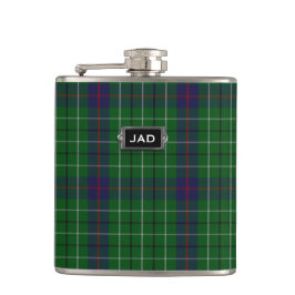 Flacon monogramme du clan Duncan Tartan Plaid