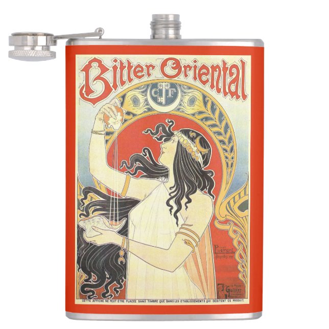 Flacon monogramme personnalisé "Bitter Oriental" (Ouvert)