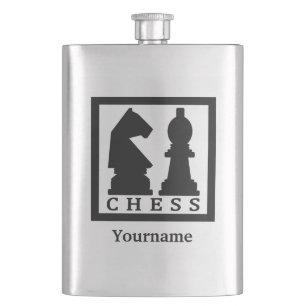 Flacon monogramme personnalisé CHESS