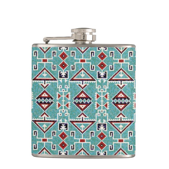 Flacon Motif des Indiens Navajo d'Amérique (Devant)
