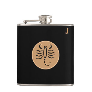 Flacon noir monogramme - Zodiac - Scorpio
