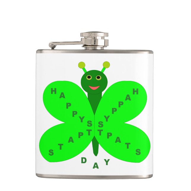 Flacon papillon Saint Patrick (Devant)