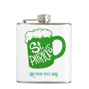Flacon personnalisé de la Saint-Patrick Boug de bi