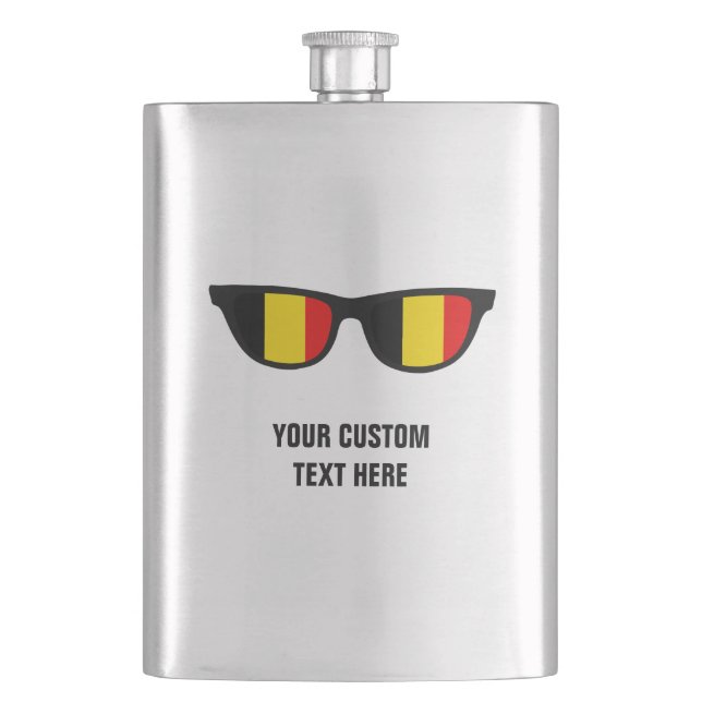 Flacon personnalisé des marques belges (devant)