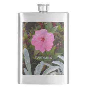 Flacon personnalisé Fleur rose