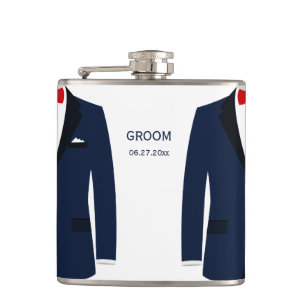 Flacon personnalisé Gay Mariage cadeau pour Groom 