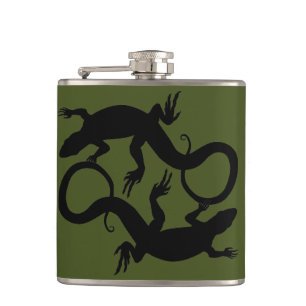 Flacon Personnalisé Lézard Art Boire Flacon Reptil