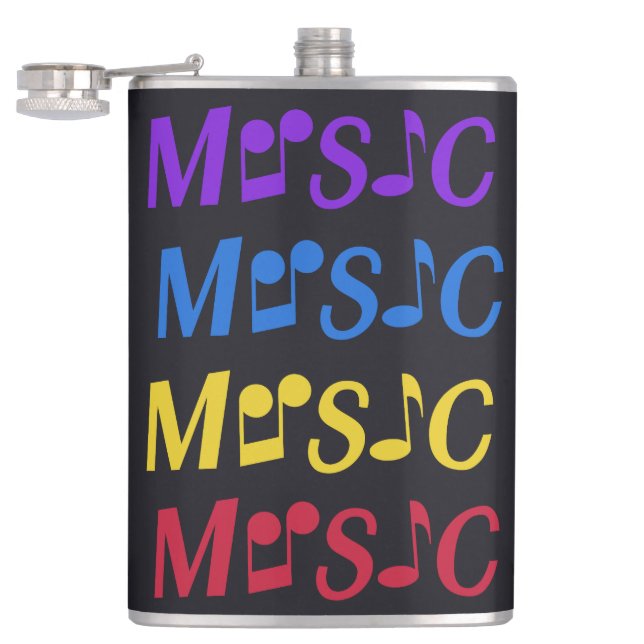 Flacon personnalisé MUSIQUE (Ouvert)