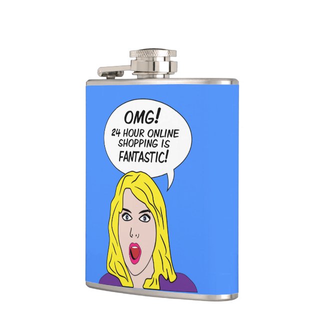 Flacon personnalisé RETRO COMICS (Gauche)