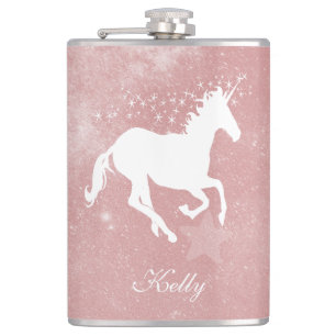 Flacon personnalisé Unicorne rose