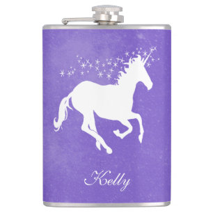 Flacon Personnalisé Unicorne Violette