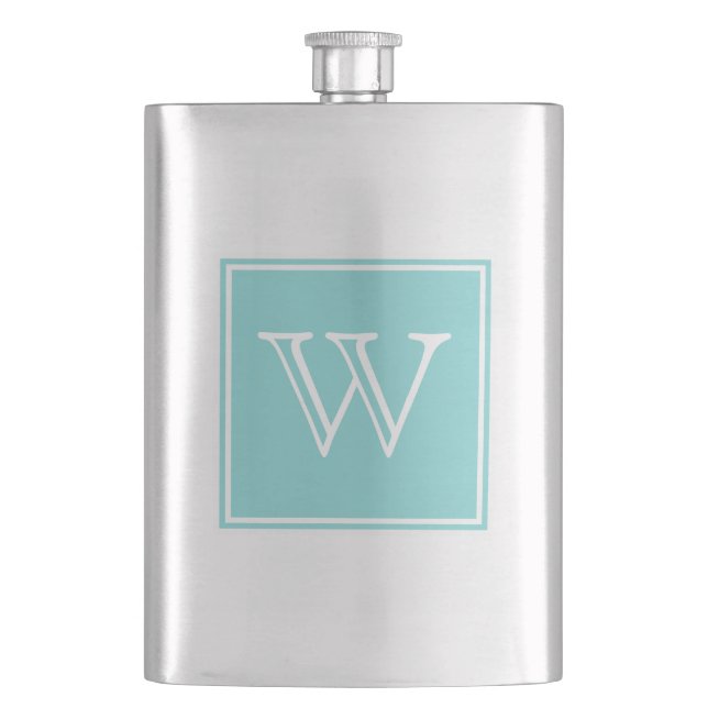 Flacon Premium Monogram Carré Turquoise (devant)