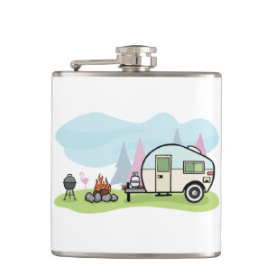 Flacon vintage de campeur de style