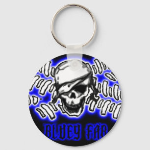 flag5pirate3art2, BLUEYFAB KLEIN Schlüsselanhänger