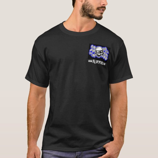 flag5pirate3art2, www.BLUEYFAB.com T-Shirt (Vorderseite)