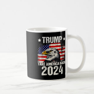 Flag 2024: Amerika zurück Frauen Trump 2024 Kaffeetasse
