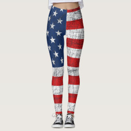 Flag 4. Juli Leggings