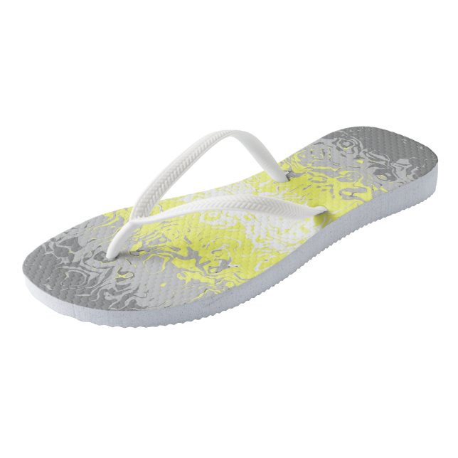 Flag "abstrakt Demigender Pride" Flip Flops (Schrägansicht)