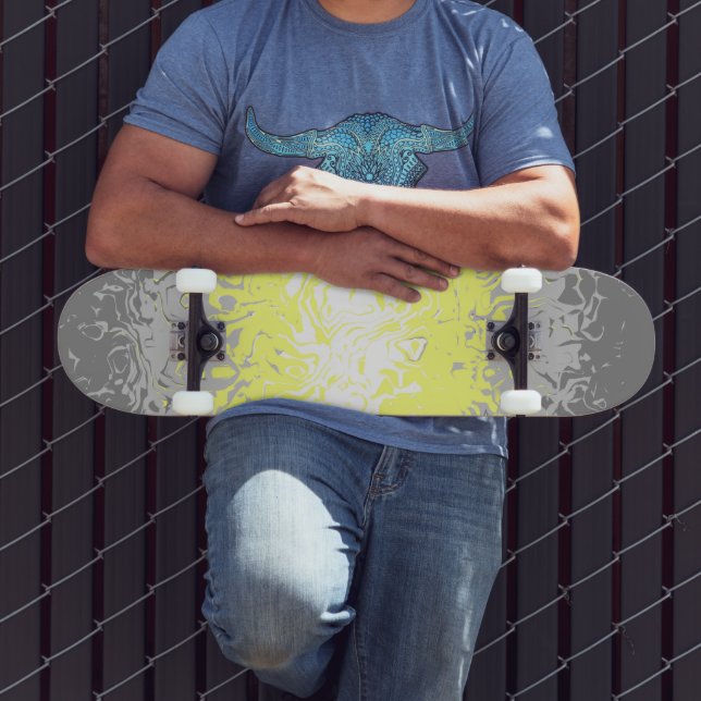 Flag "abstrakt Demigender Pride" Skateboard (Außenbereich 3)