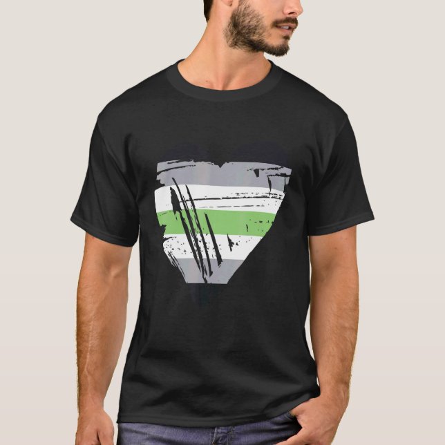 Flag "Agende Pride Heart 1 T-Shirt (Vorderseite)