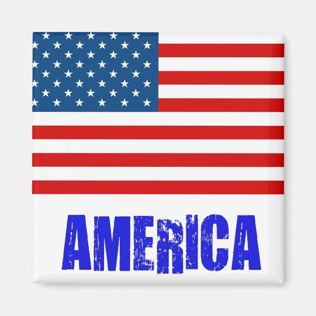 Flag Amerika Magnet (Vorne)