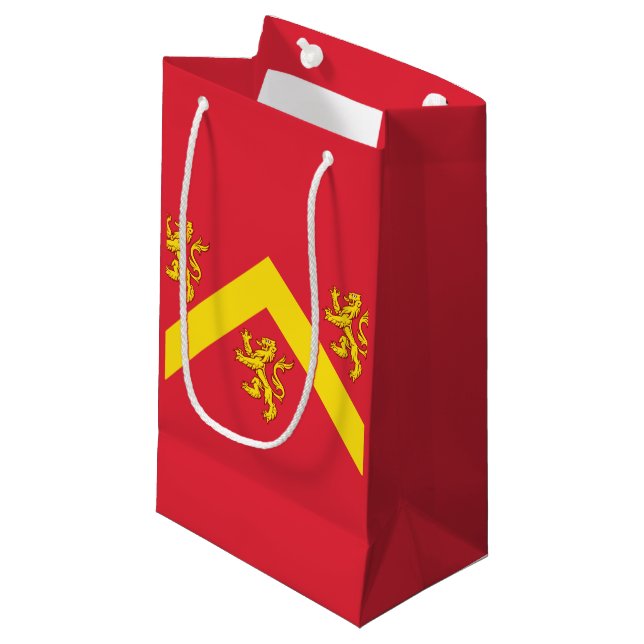 Flag Anglesey Small Gift Bag Kleine Geschenktüte (Vorderseite Schrägansicht)