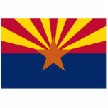 Flag Arizona, American The Copper Staat Fotoskulptur Magnet<br><div class="desc">Die Arizona-Fahne, Arizona ein südwestlicher Staat ist ein Naturwunder der Zuhause, wie der Grand Canyon, der Colorado River, der Saguaro Nationalpark und die Sonoran-Wüste. Arizona Spitznamen sind der Copper Staat und Grand Canyon Staat. Dieses Werk ist nicht urheberrechtlich geschützt und daher öffentlich zugänglich, da es sich ausschließlich um Informationen handelt,...</div>